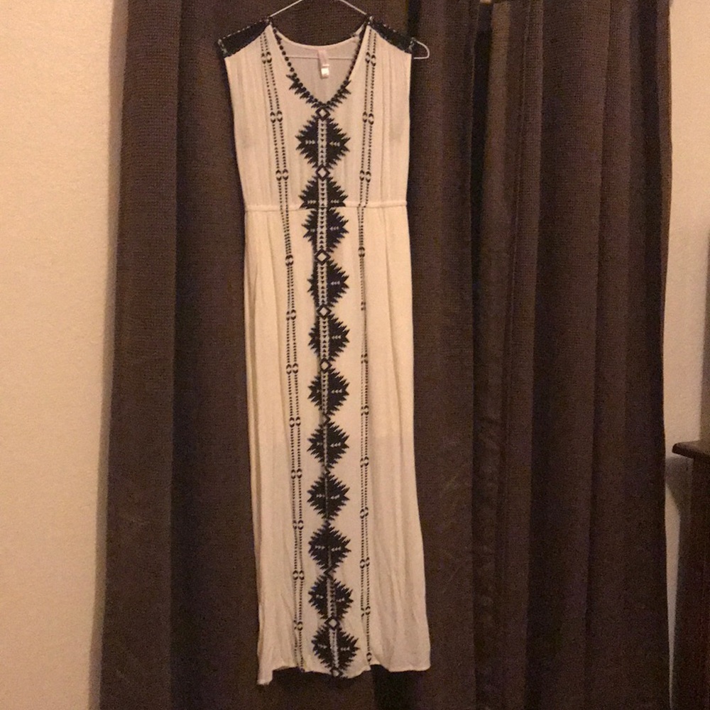 Aztec print dress